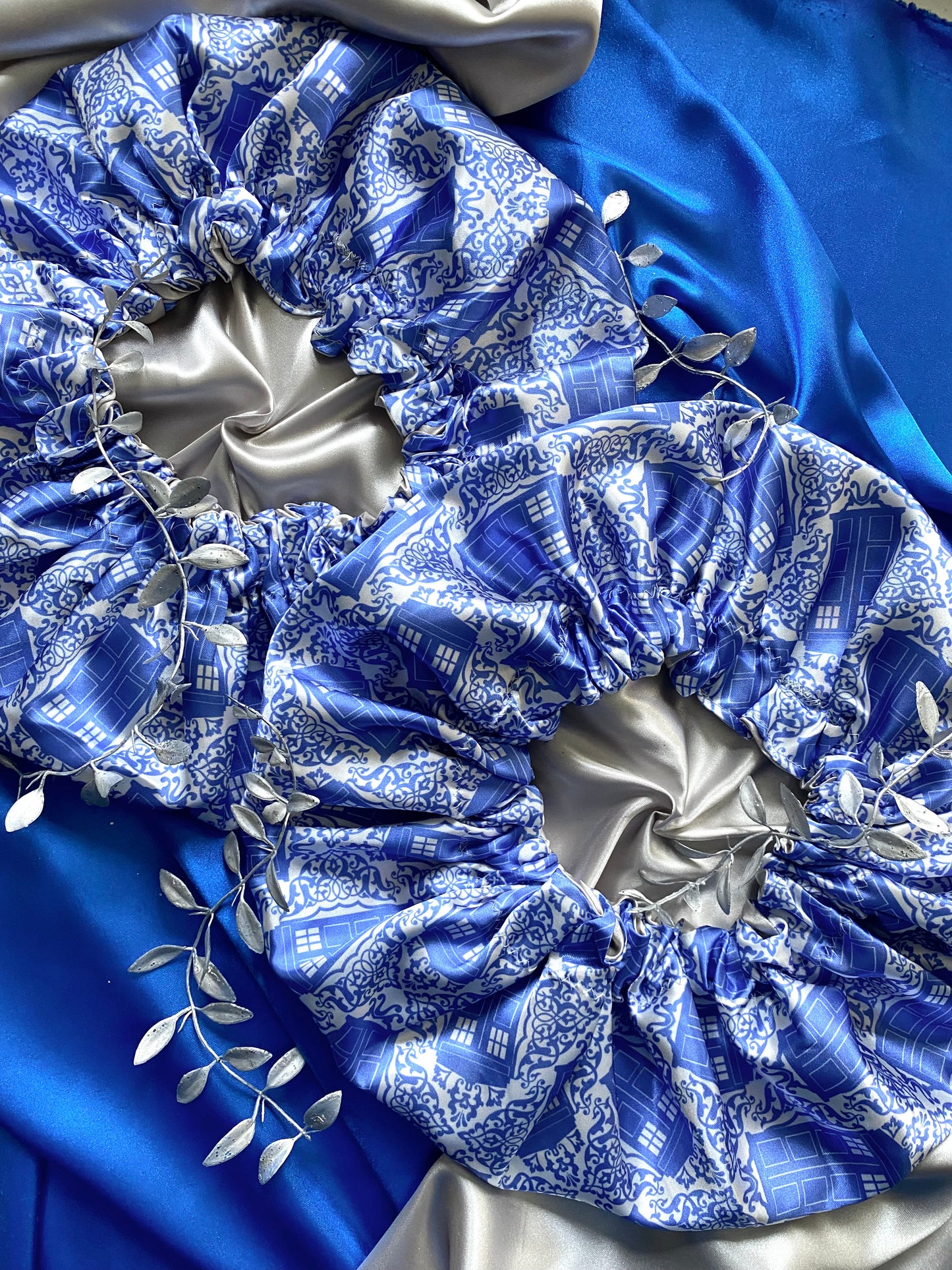 Timey Wimey Satin Bonnet