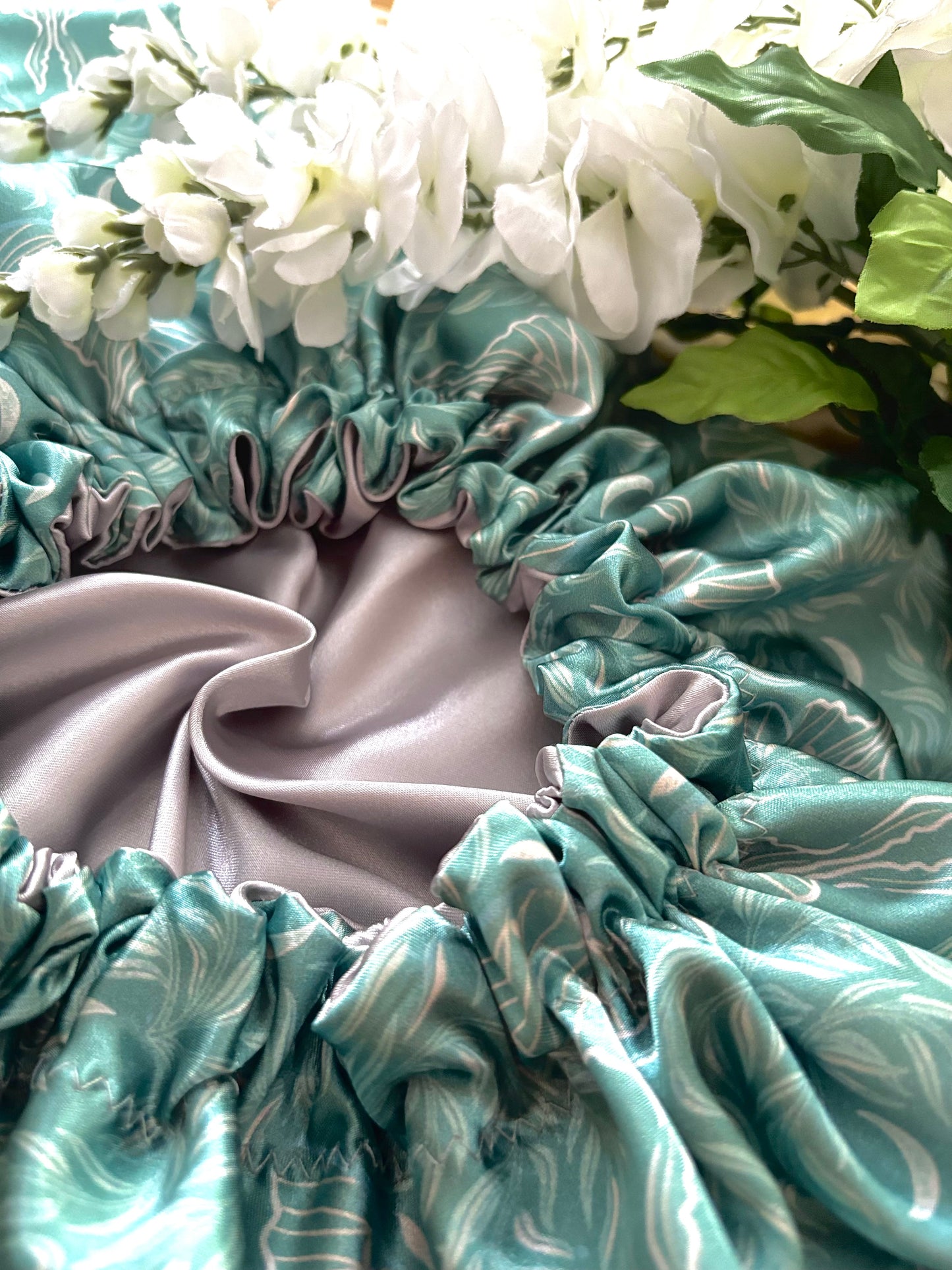 Moth to a Flame Satin Bonnet