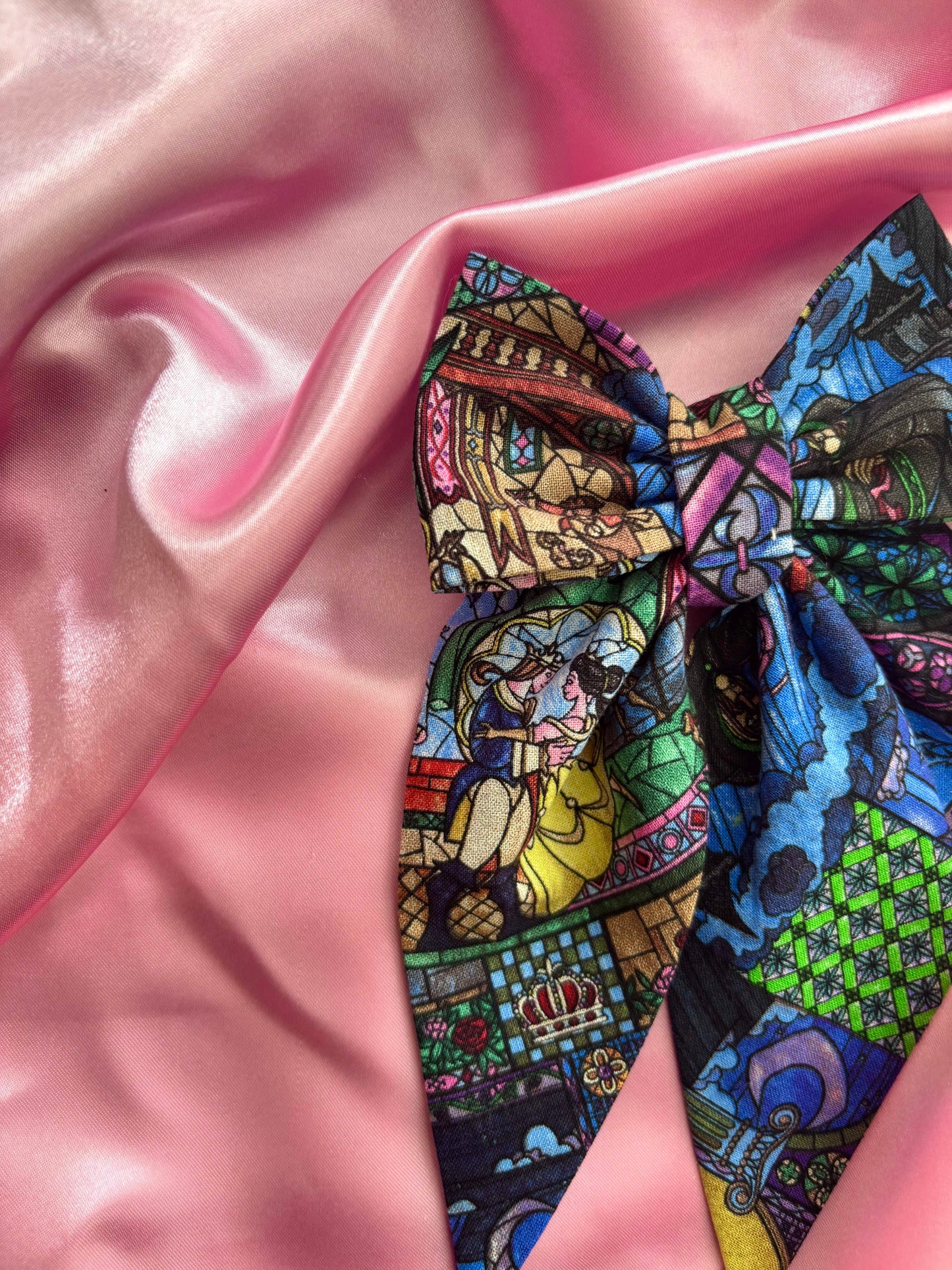 Belle of the Ball Cotton Hair Bow (Medium)