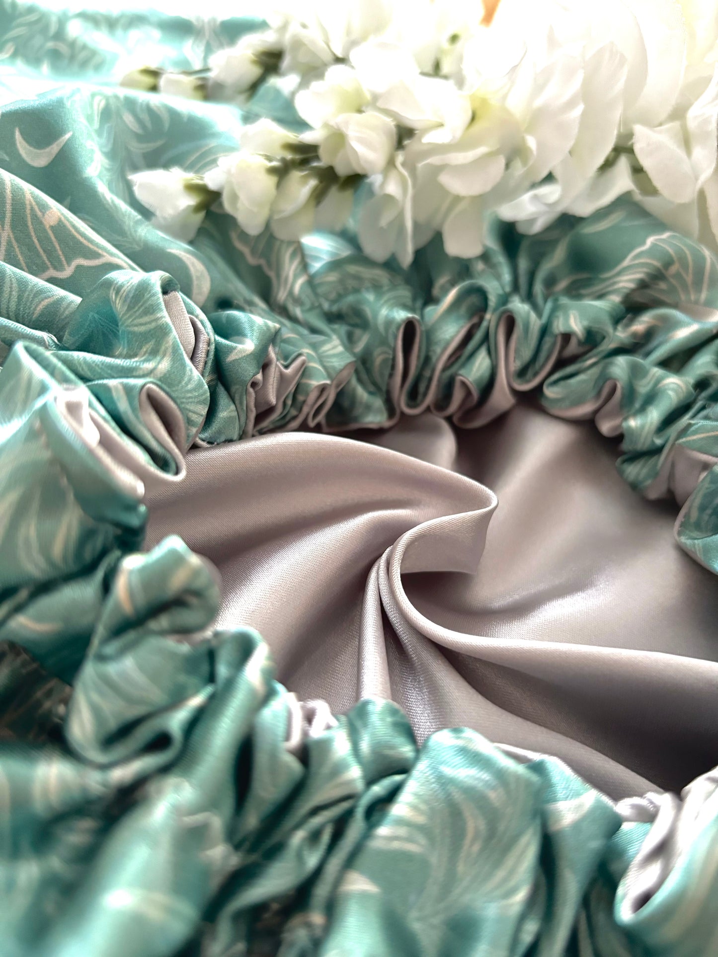Moth to a Flame Satin Bonnet