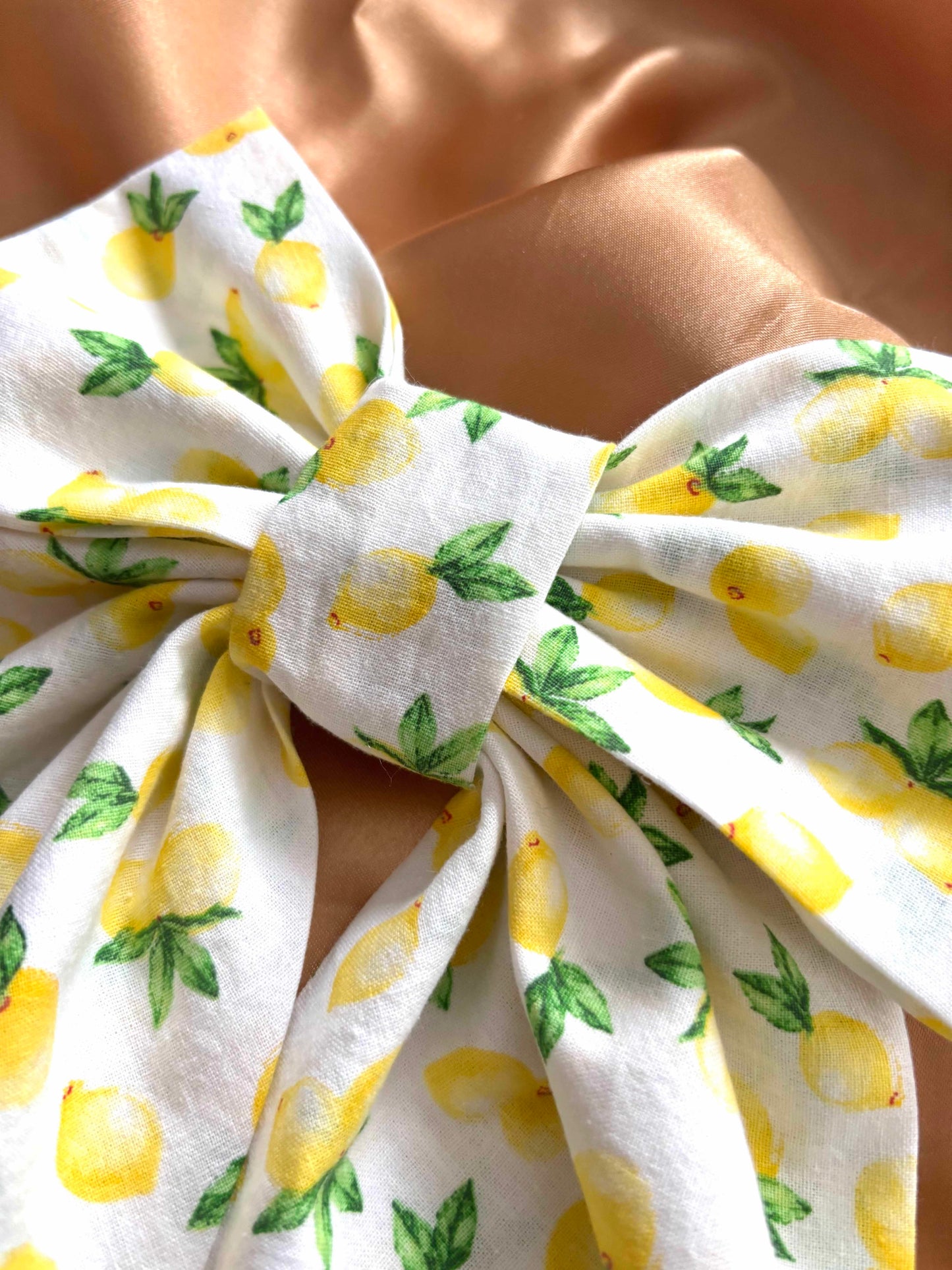 Fresh Squeezed Large Hair Bow