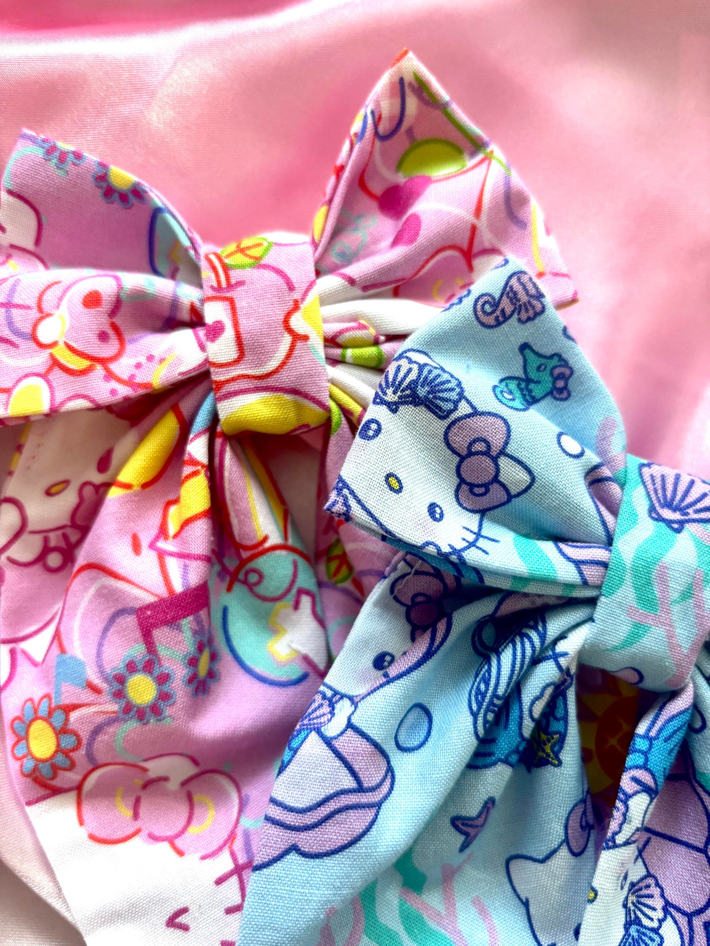 Hello Summer Cotton Hair Bow (Medium)