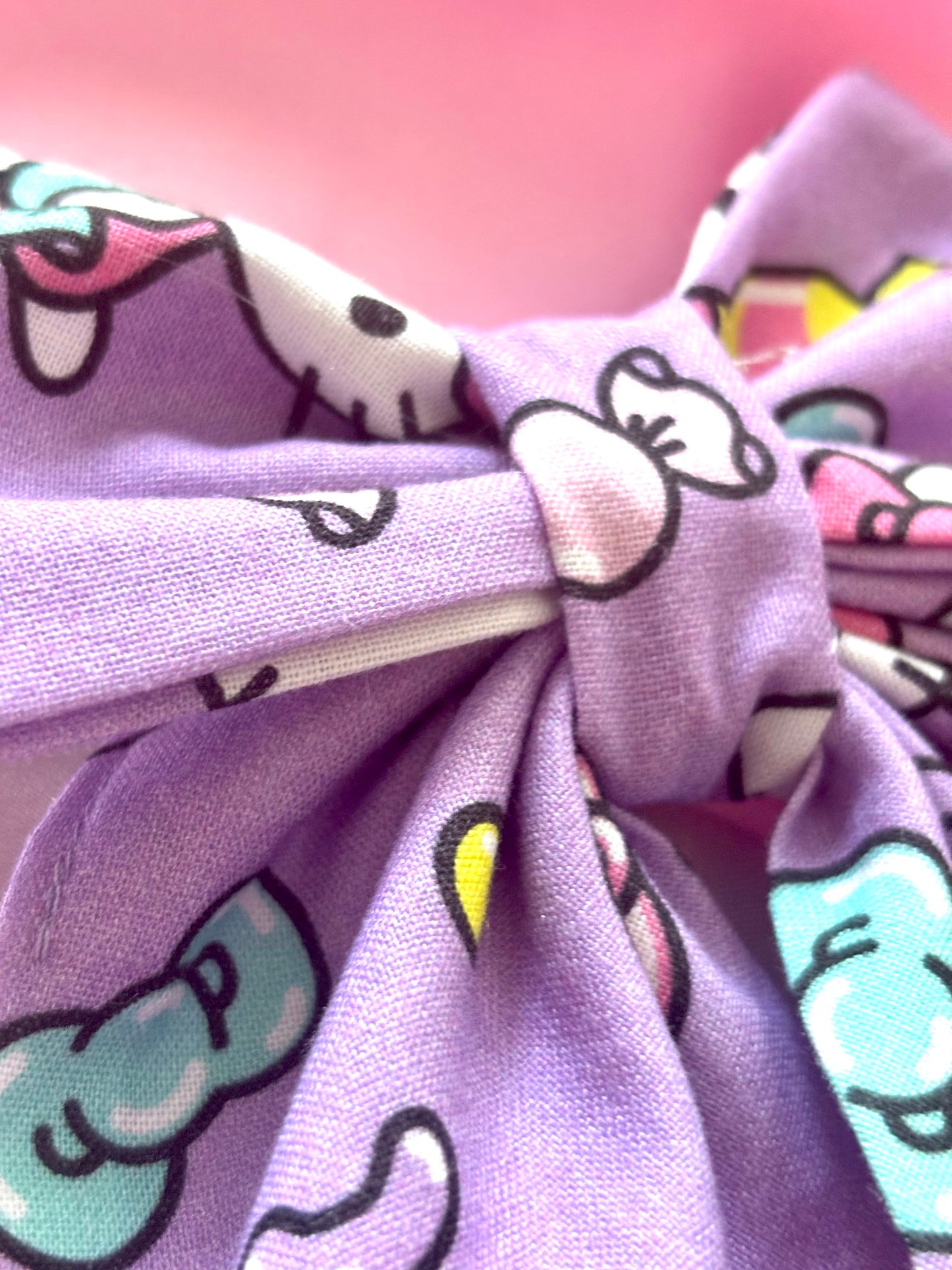 Hola Gatito Cotton Hair Bow (Medium)