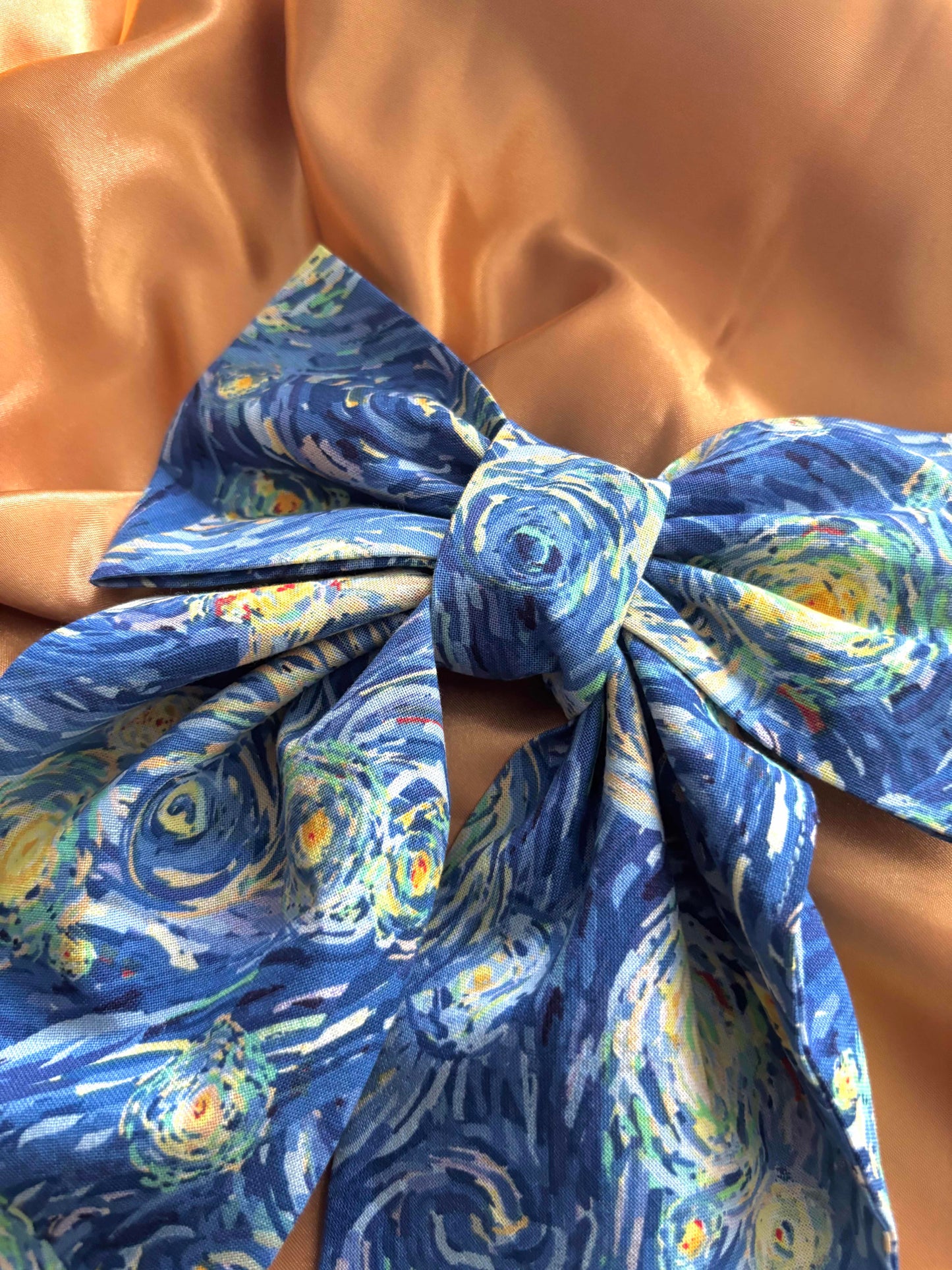 Let Me van Gogh Large Hair Bow