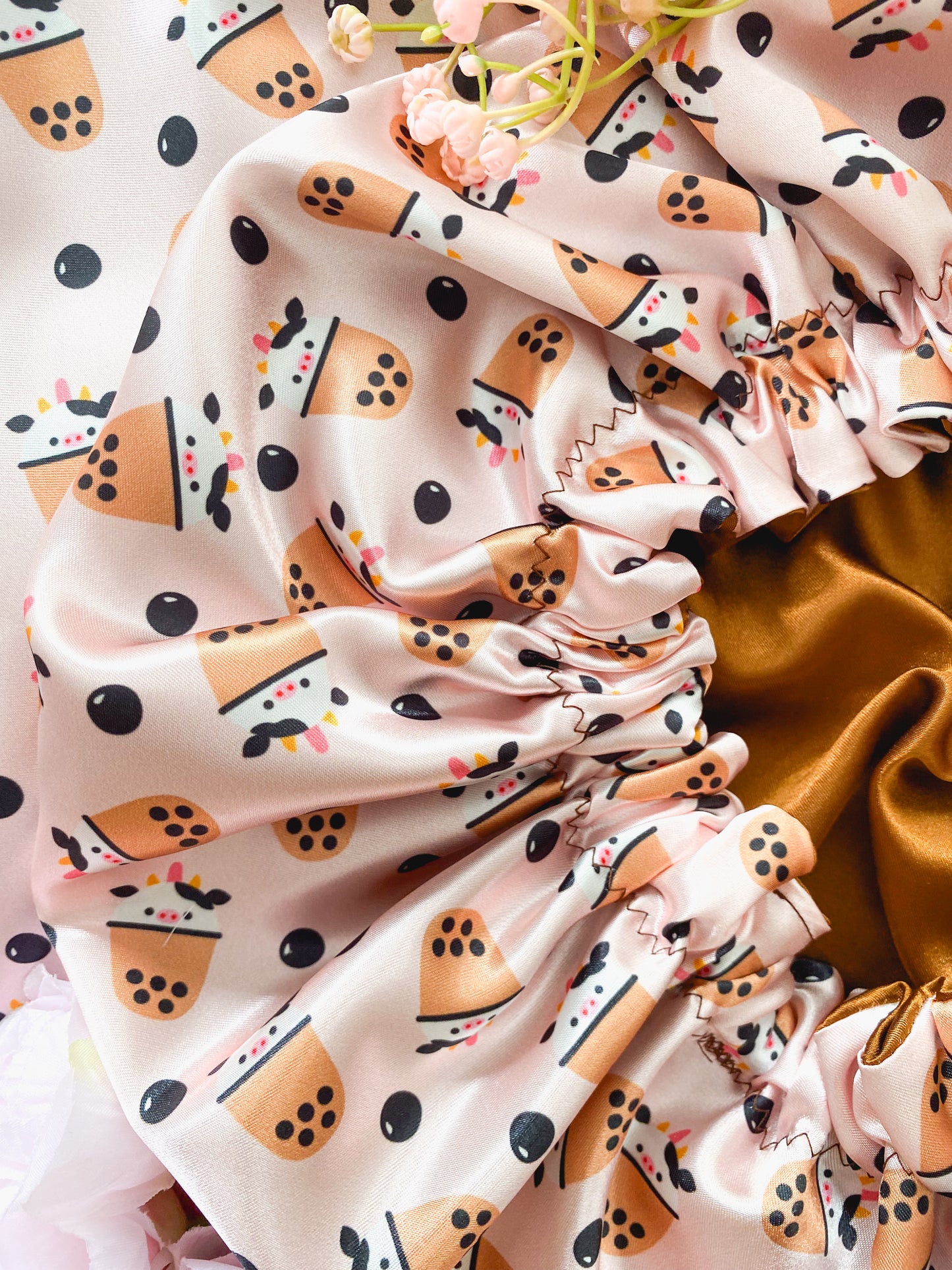 Moo Moo Juice Satin Bonnet
