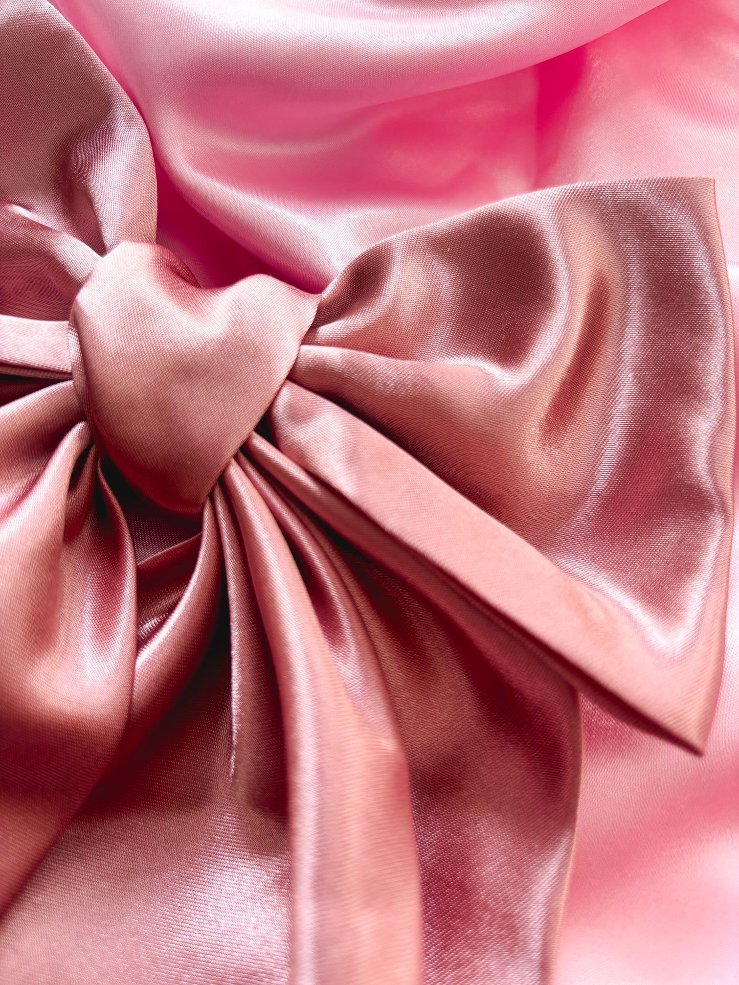 Dusty Rose Large Satin Hair Bow