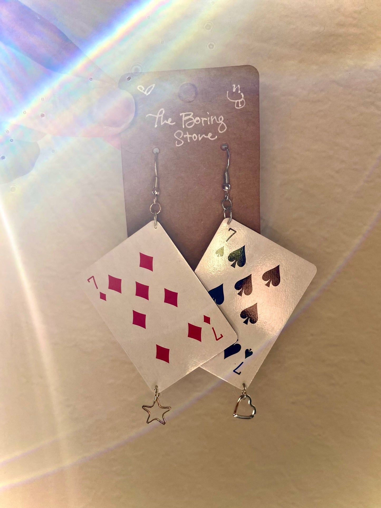 JOKERS & 7s: Hit The Deck Mini Playing Card Earrings