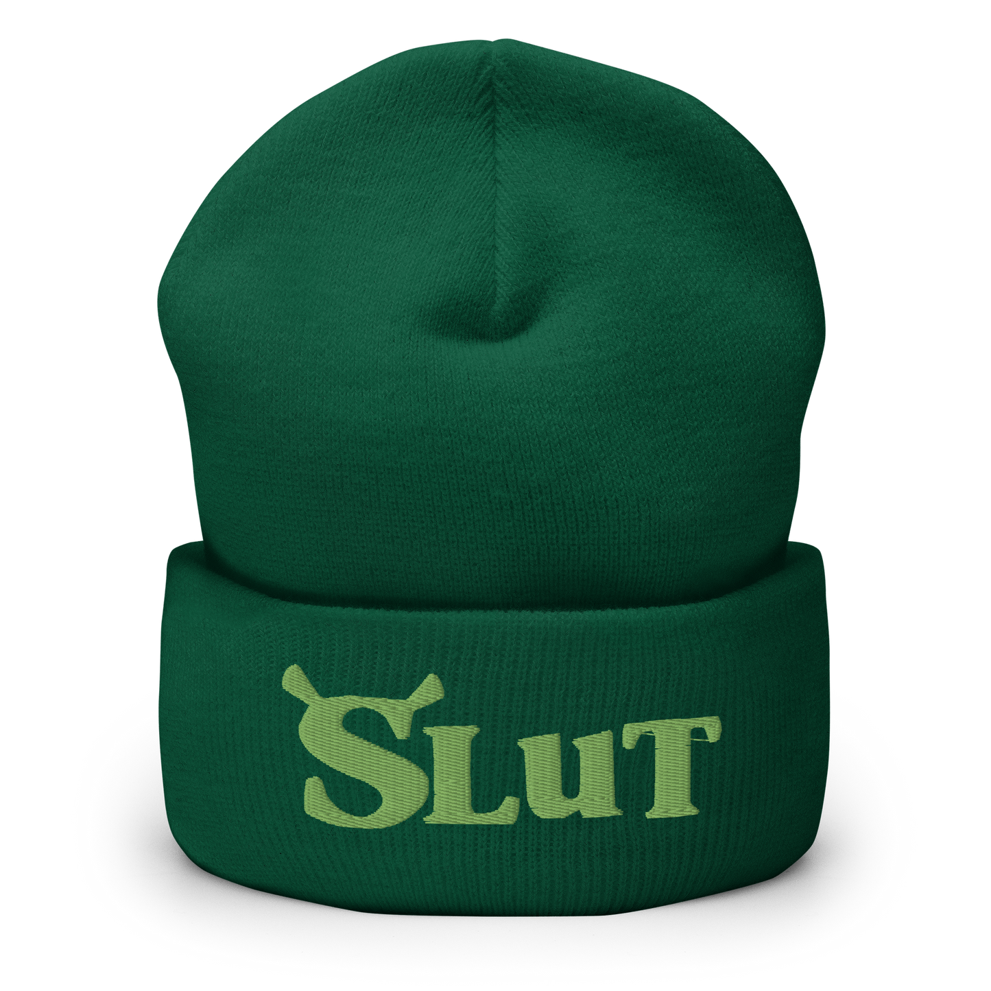 Dark Green Swampy Beanie