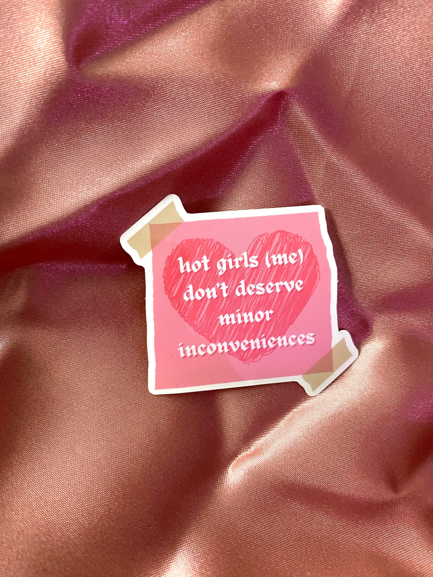 Hot Girls (Me) Sticker