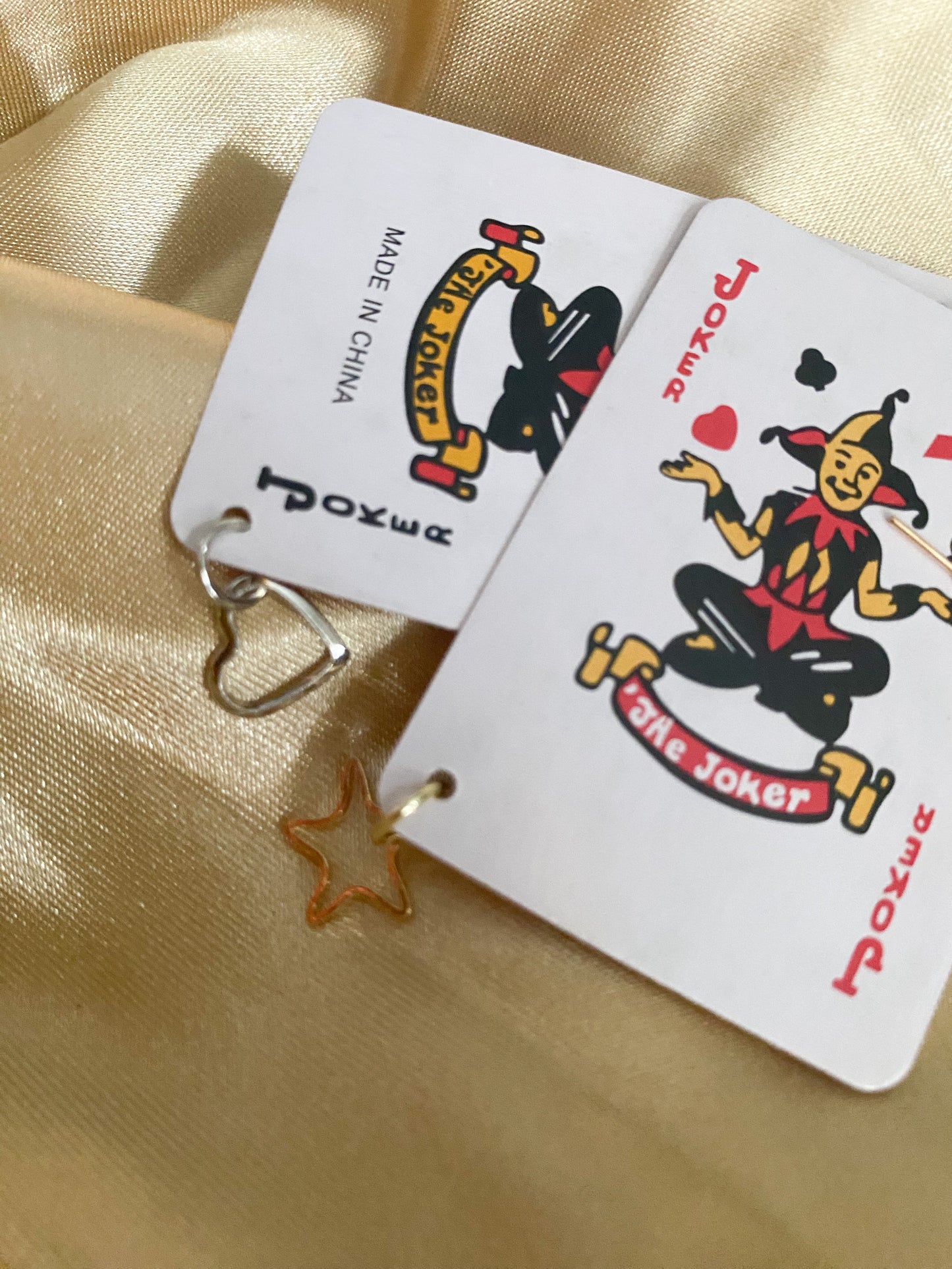 JOKERS & 7s: Hit The Deck Mini Playing Card Earrings