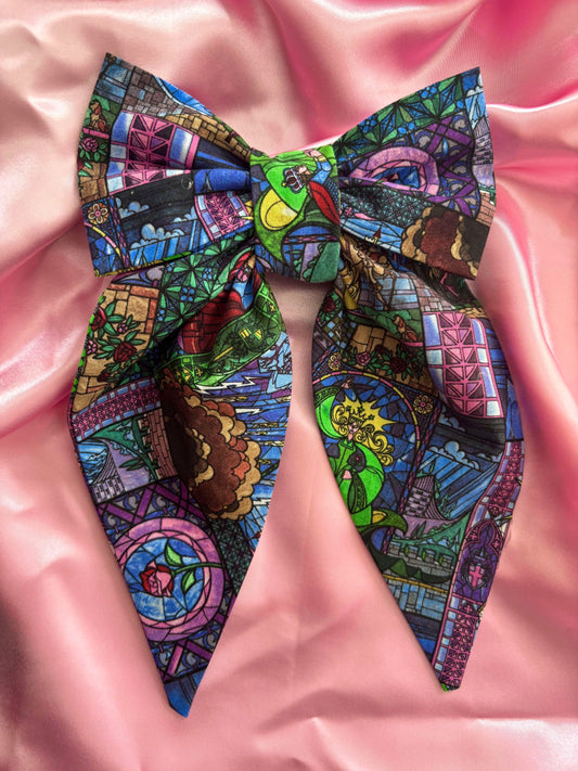 Belle of the Ball Cotton Hair Bow (Large)