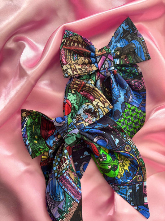 Belle of the Ball Cotton Hair Bow (Medium)