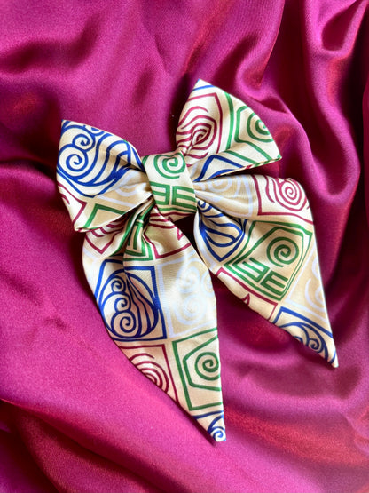 4 Nations Satin Hair Bow