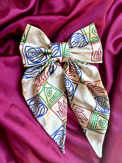 4 Nations Satin Hair Bow
