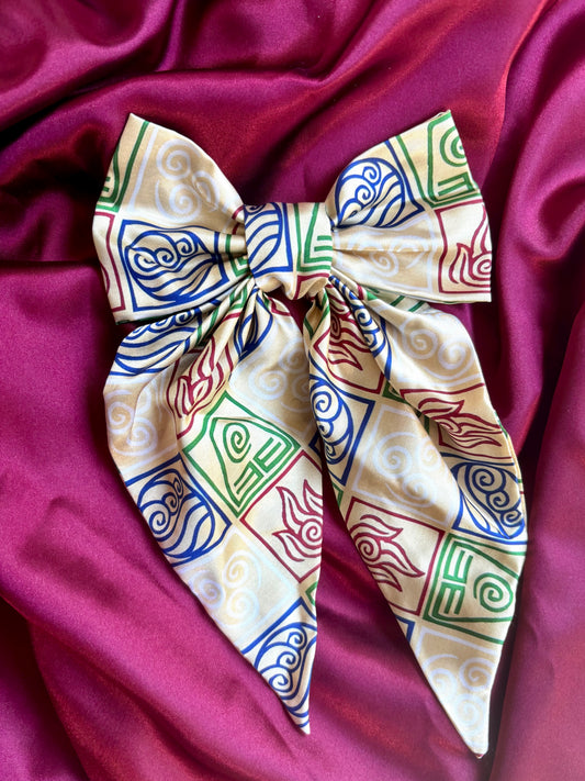 4 Nations Satin Hair Bow