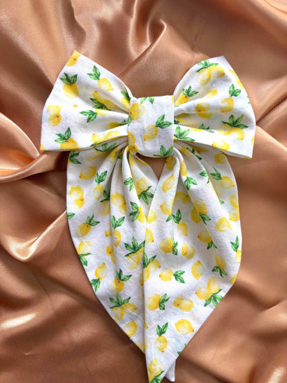 Fresh Squeezed Large Hair Bow