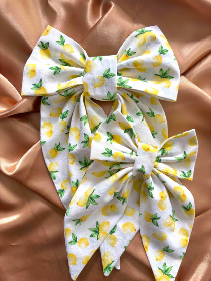Fresh Squeezed Large Hair Bow