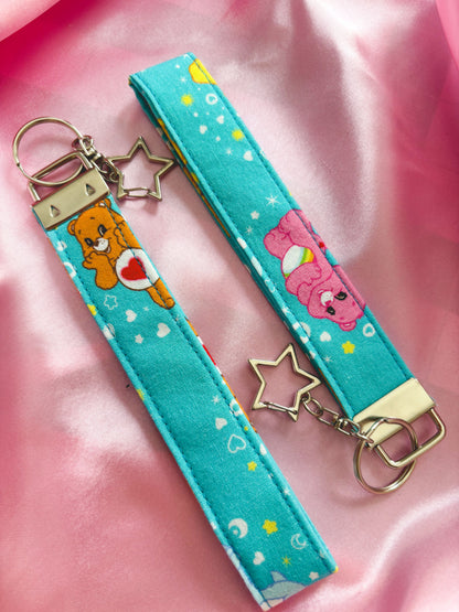 I Care A Whole Lot Wristlet Keychain