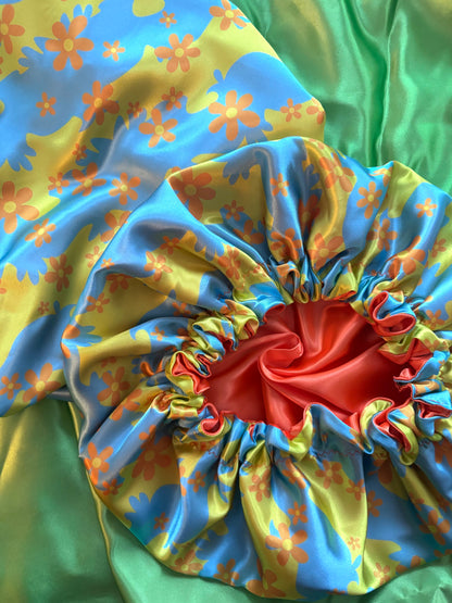 It's A Mystery Satin Bonnet