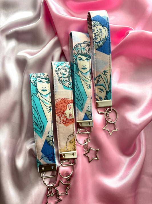 Thanks For Being A Friend Wristlet Keychain