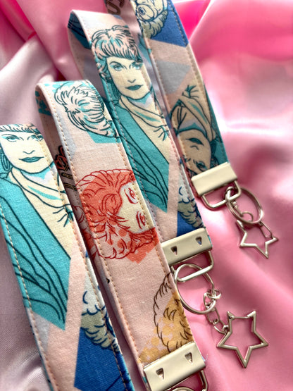 Thanks For Being A Friend Wristlet Keychain