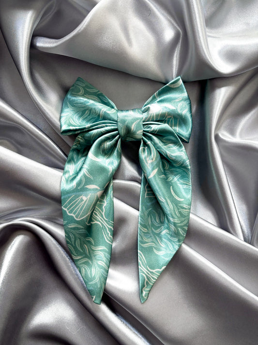 Moth to A Flame Satin Hair Bow