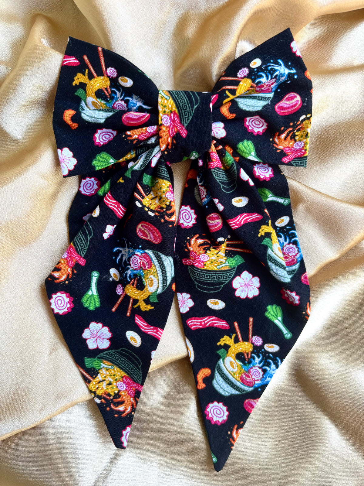 Ninjas Eat Noodles Hair Bow