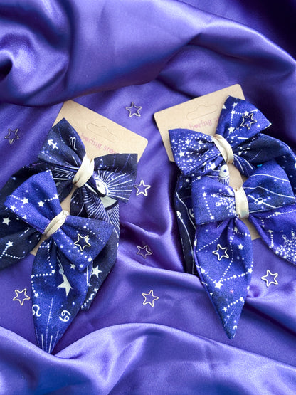 What's Your Sign? Small Hair Bows (Pack of 2)