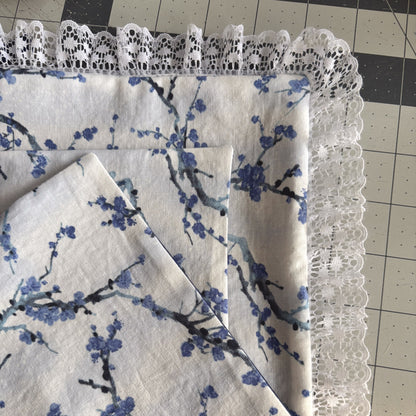 Blooms in Blue Bandana