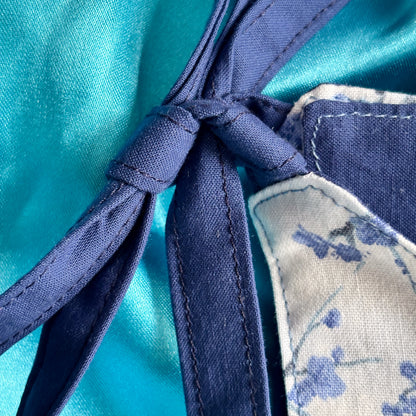 Blooms in Blue Bandana