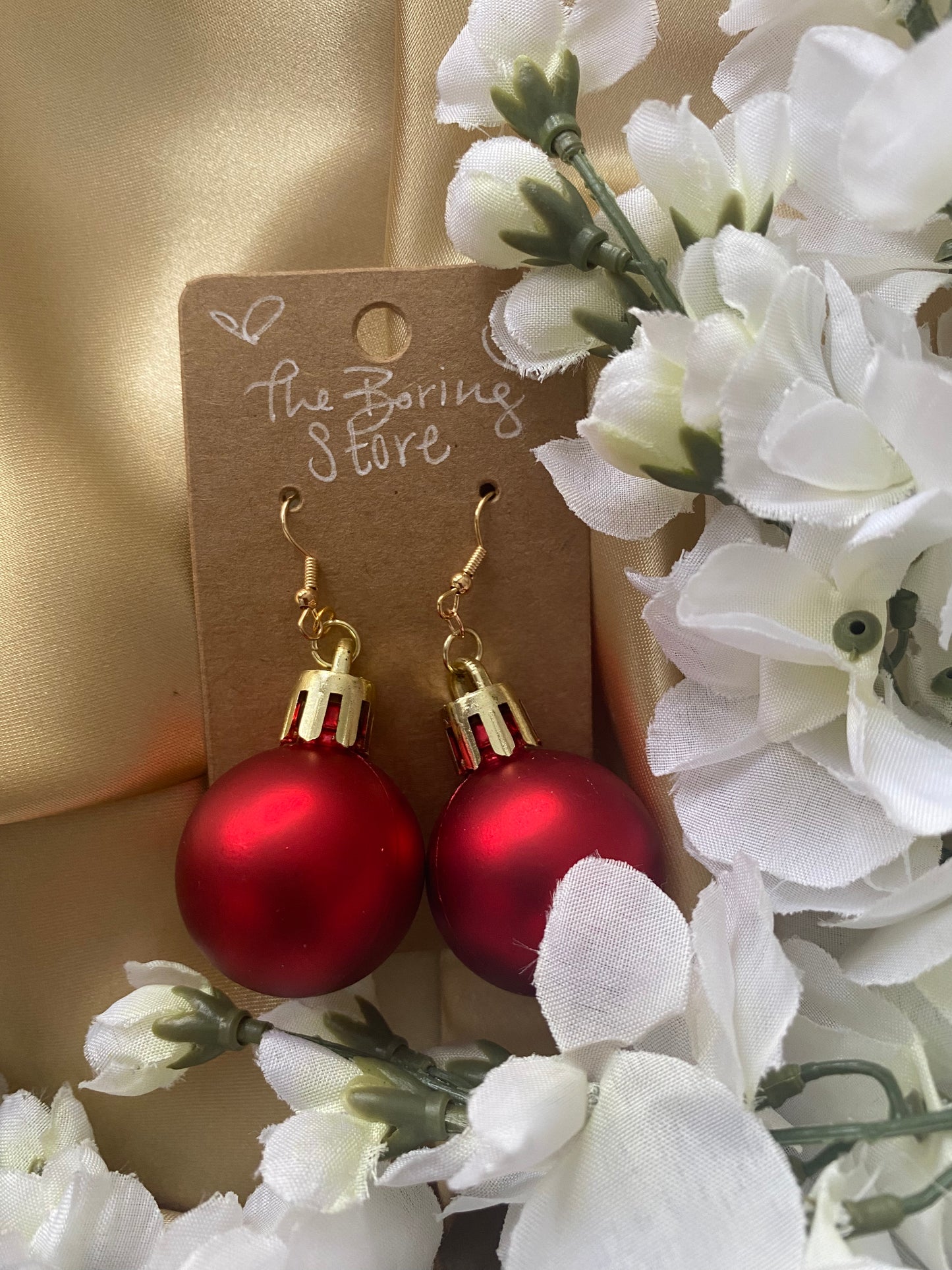 Purely Ornamental Holiday Earrings