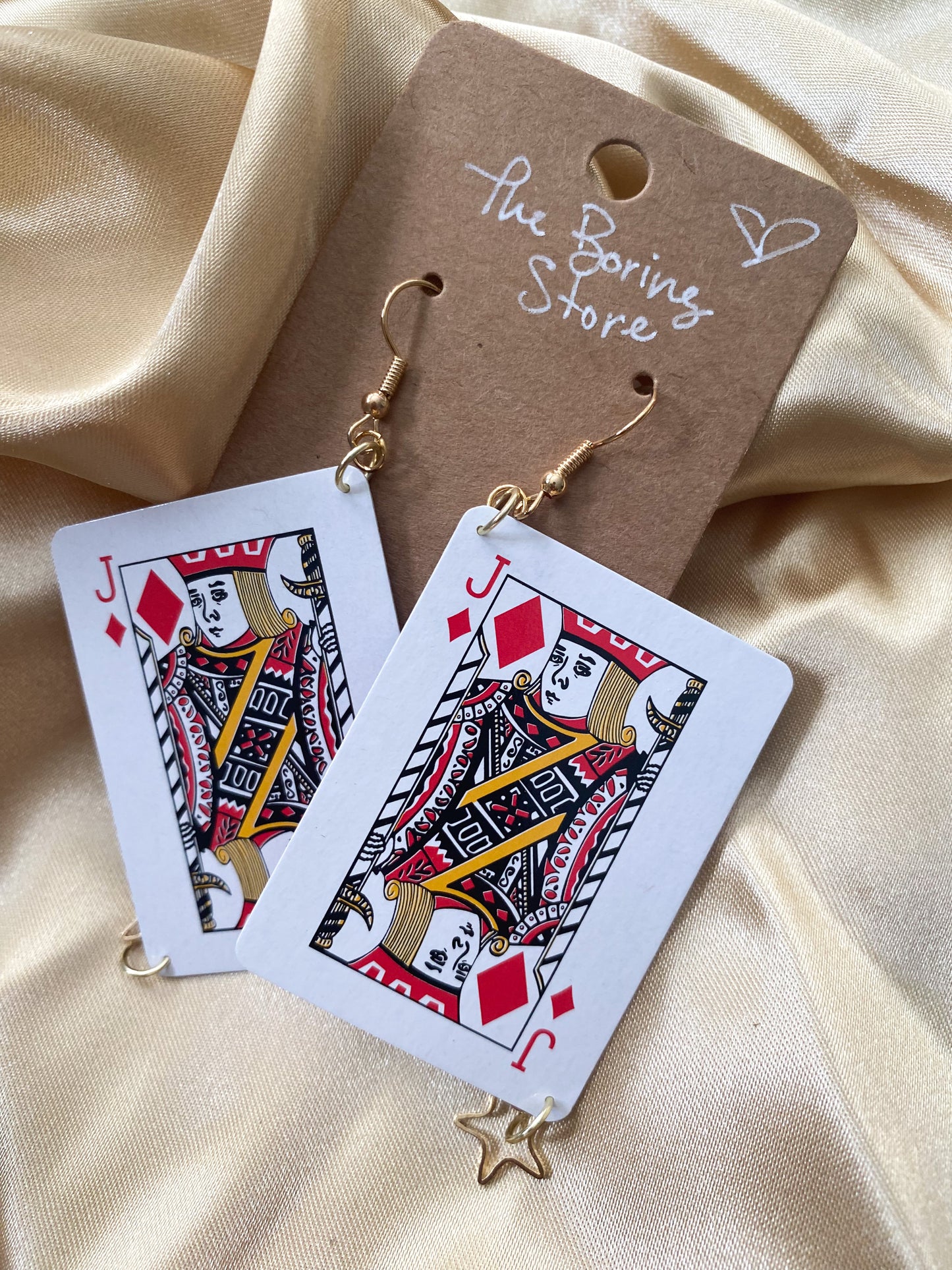 DIAMONDS: Hit The Deck Mini Playing Card Earrings