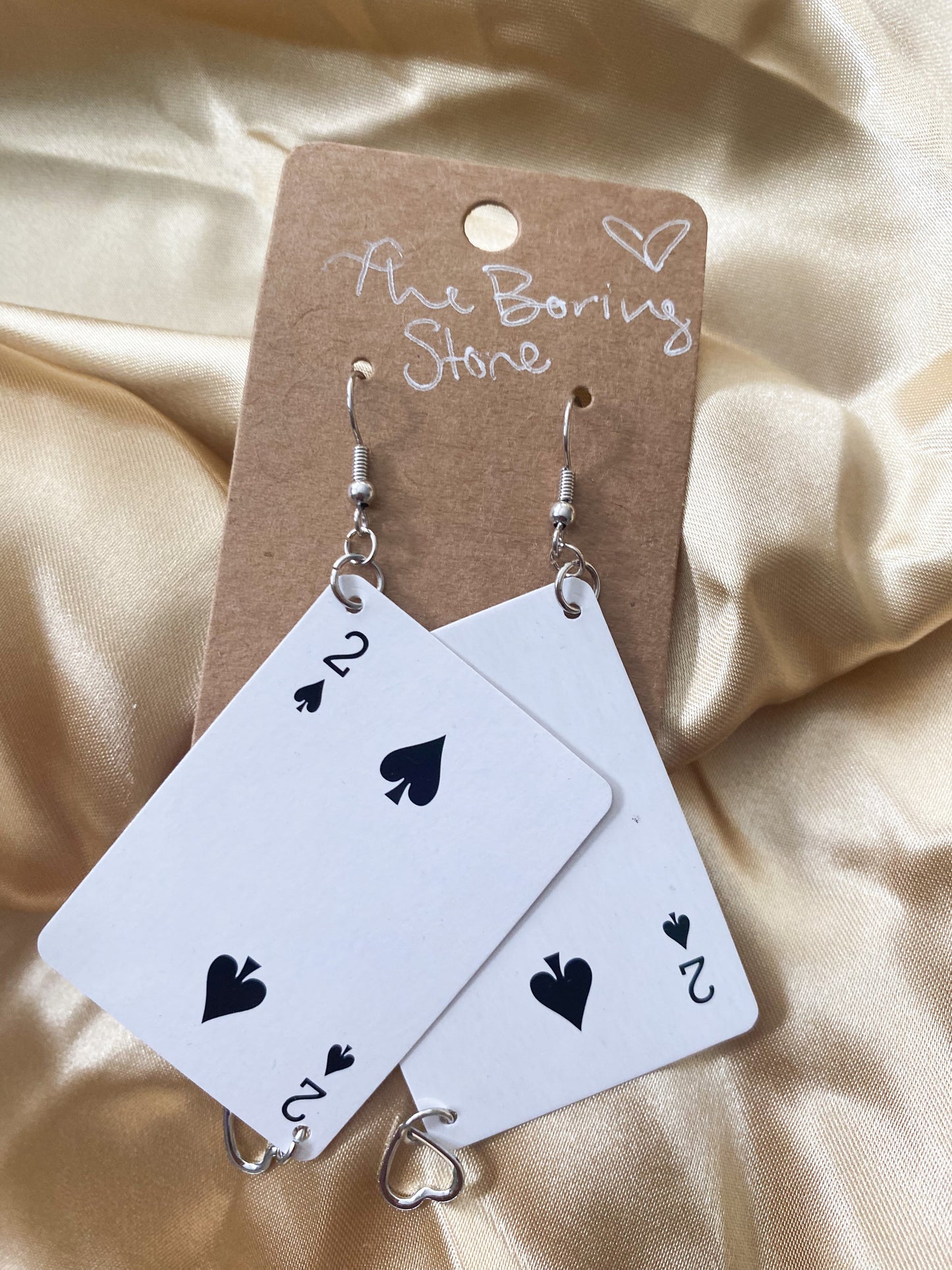 SPADES: Hit The Deck Mini Playing Card Earrings