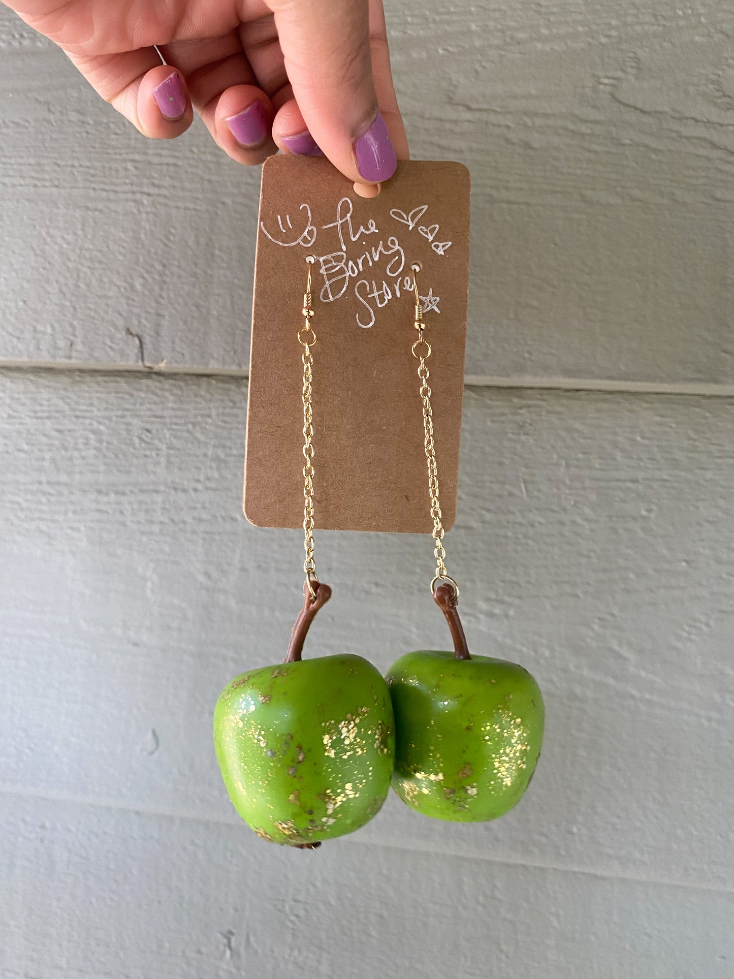 Eve's Apple Earrings