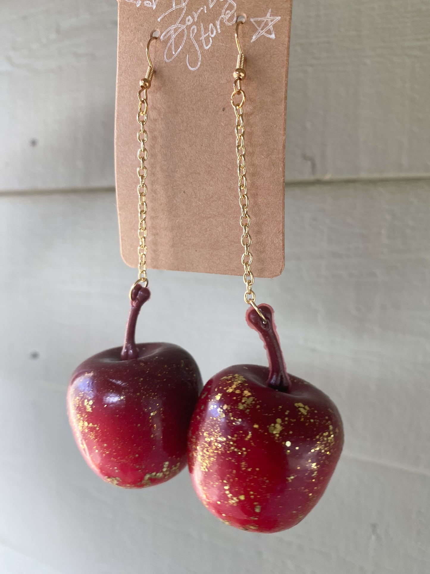 Eve's Apple Earrings